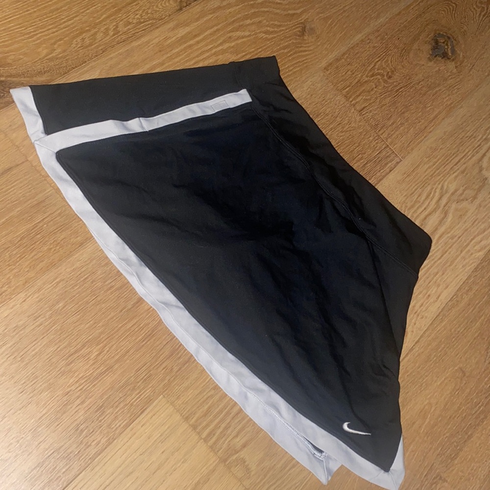 Black & White nike skort